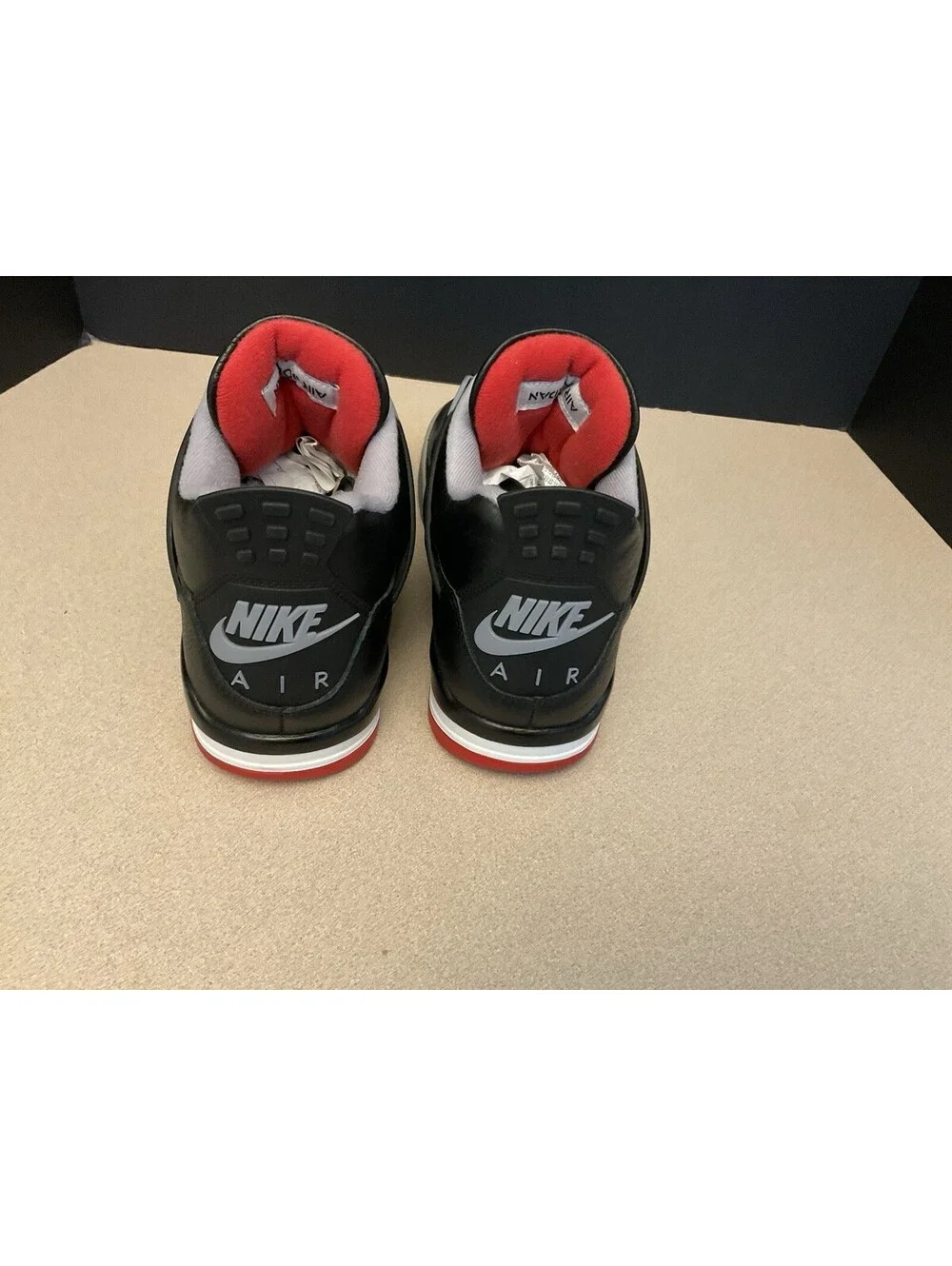 Mens Nike Air Jordan 4 Retro Bred Reimagined Athletic Shoes. Size 10.5. Awesome!